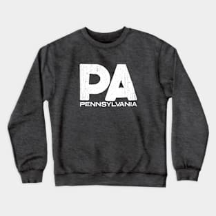 PA Pennsylvania Vintage State Typography Crewneck Sweatshirt